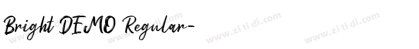Bright DEMO Regular字体转换